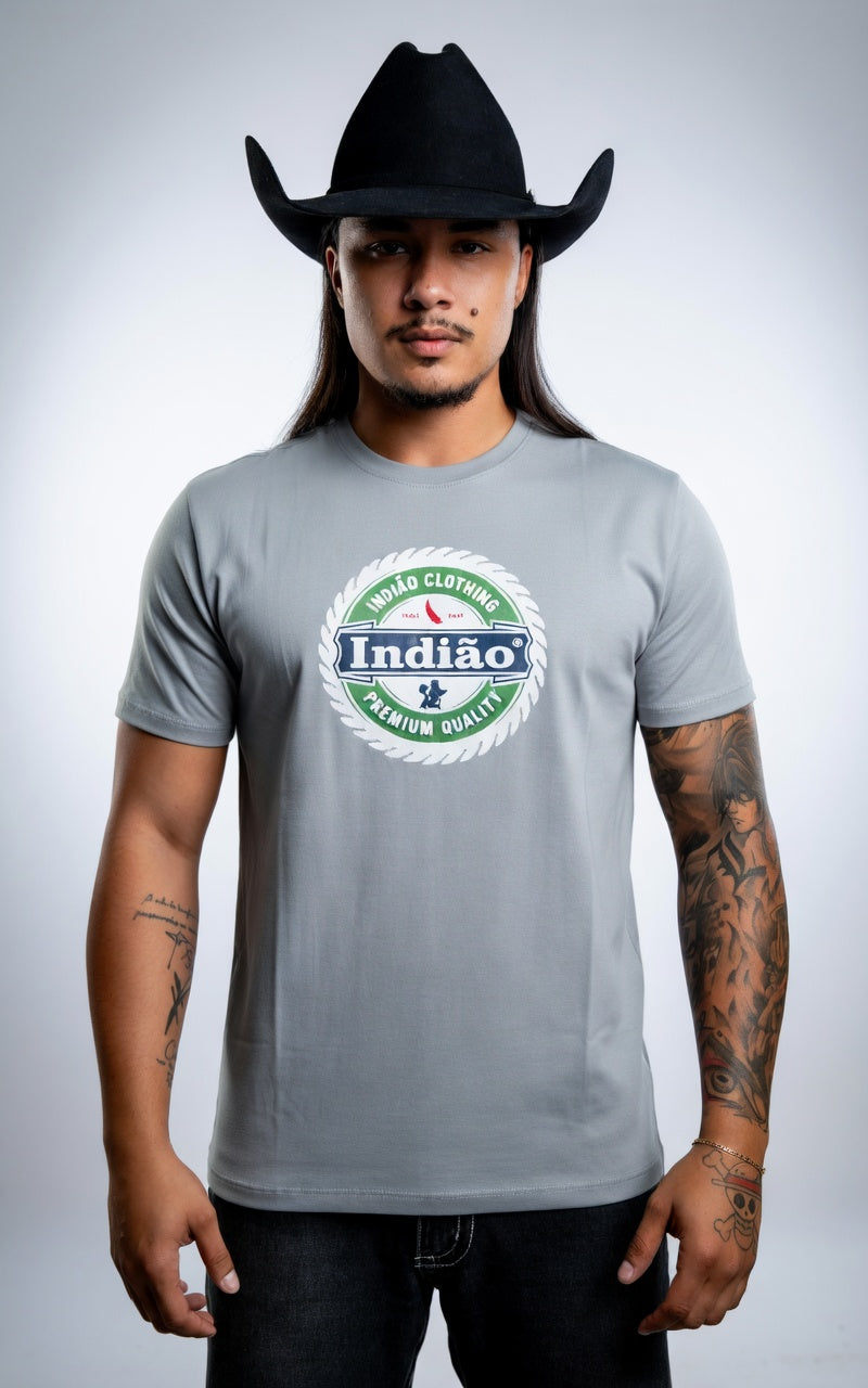 Camiseta  Algodao Pima com Elastano - Indiao Premium