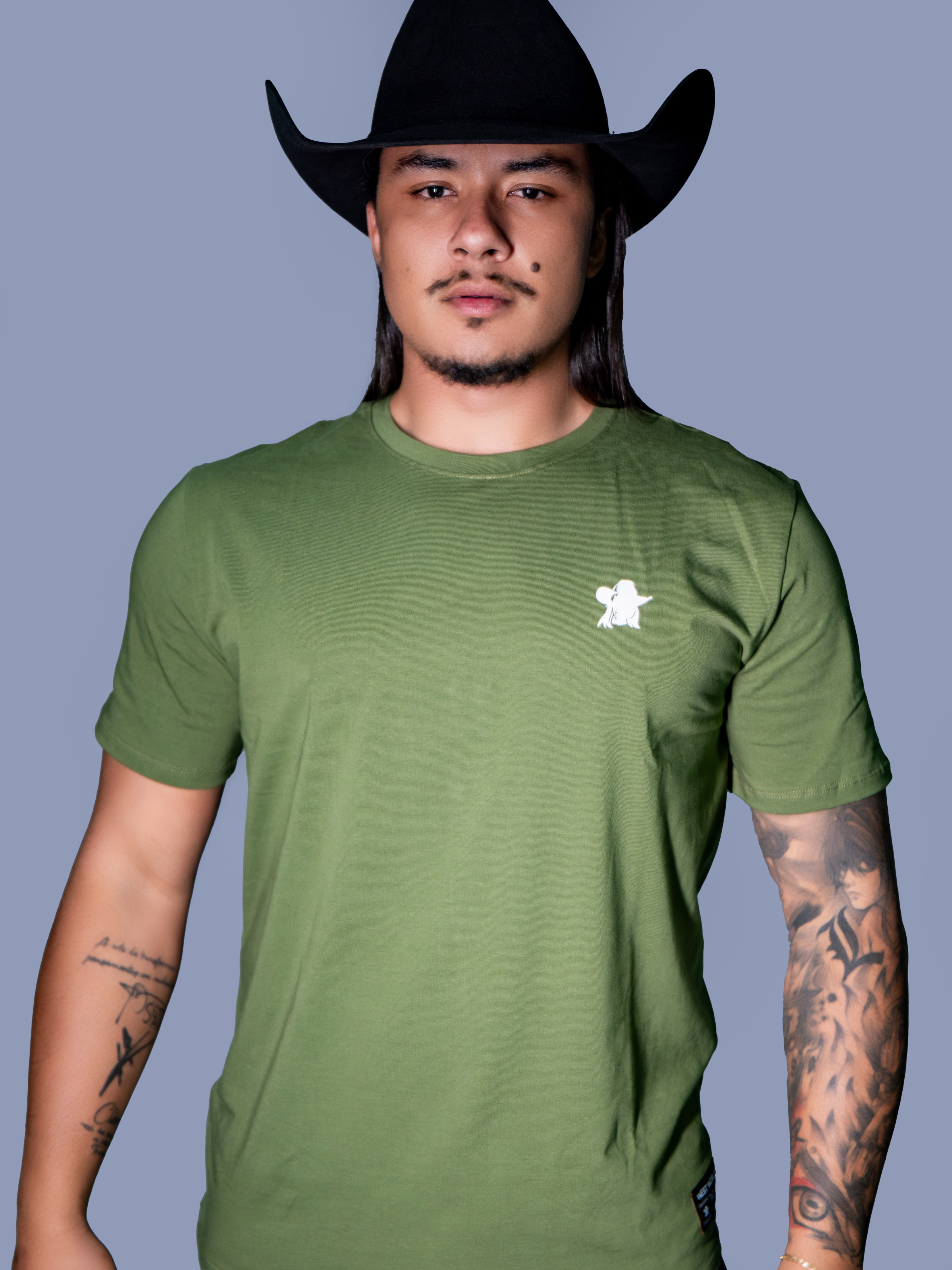 Camiseta Algodao Pima com Elastano - American