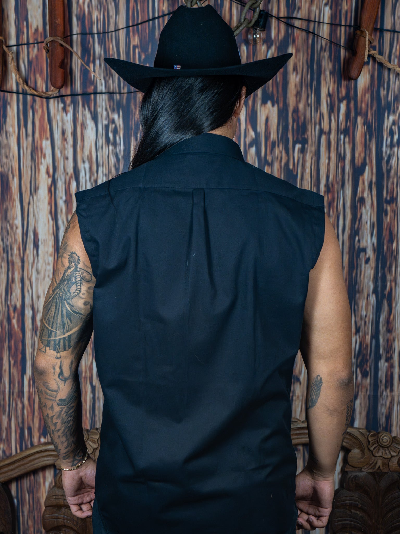 Camisa Regata Sarja Centauro 100% Algodao com Bolso