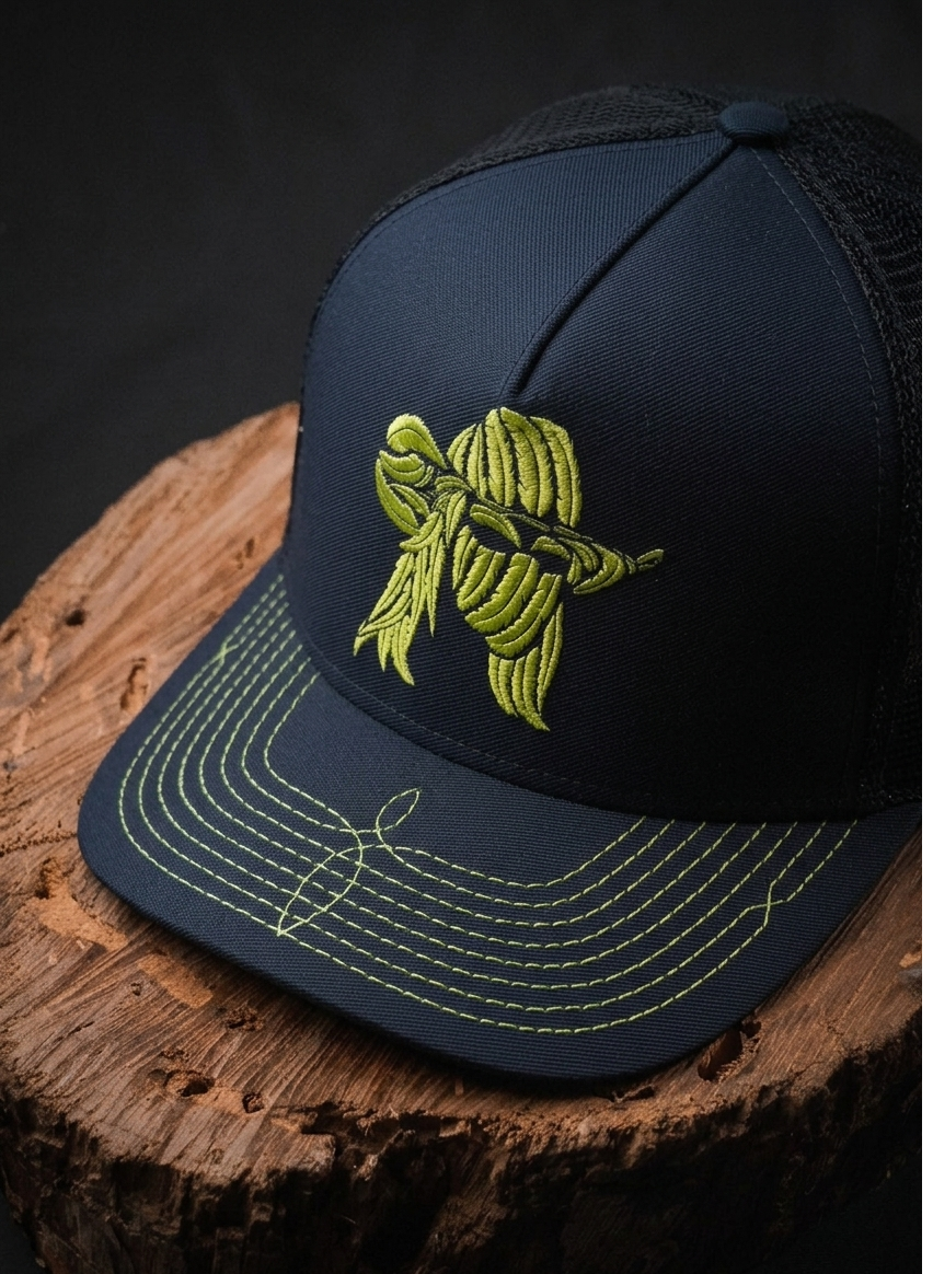 Boné Trucker - Pena - Azul Marinho