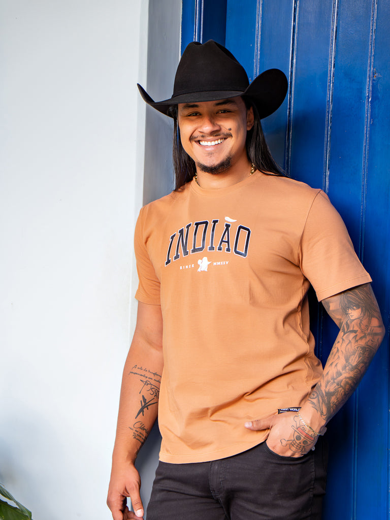 Camiseta Algodao Pima com Elastano - Indiao