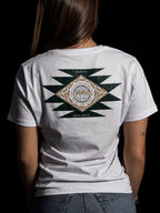 Camiseta Feminina Country Algodão Pima com Elastano - Pena Brasil, cor Branco – Indião Store