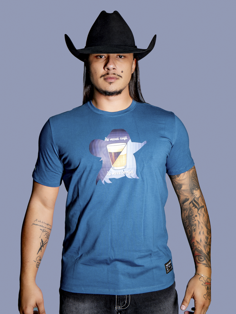 Camiseta Algodao Pima com Elastano - Cafe e Cerveja