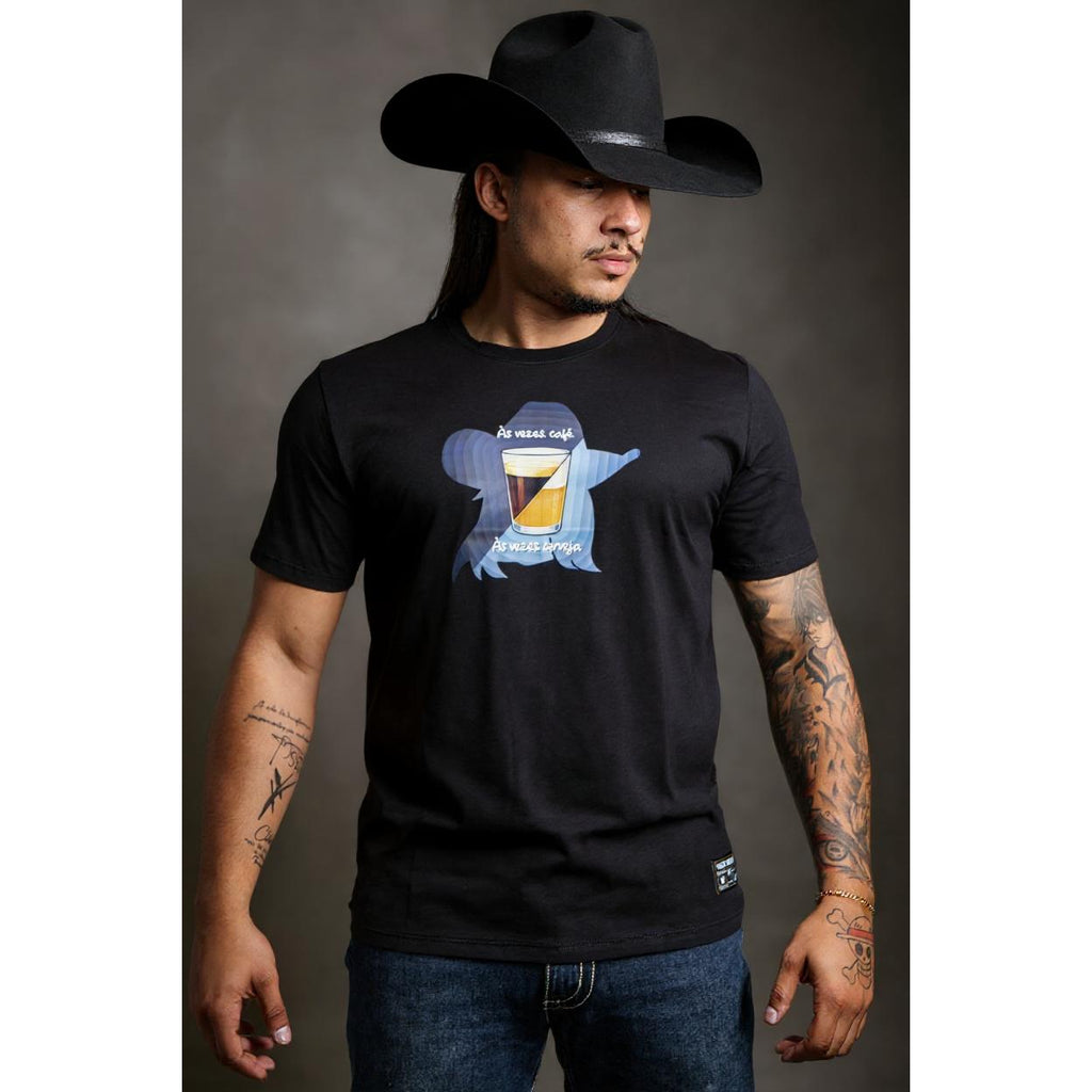 Camiseta Algodao Pima com Elastano - Cafe e Cerveja
