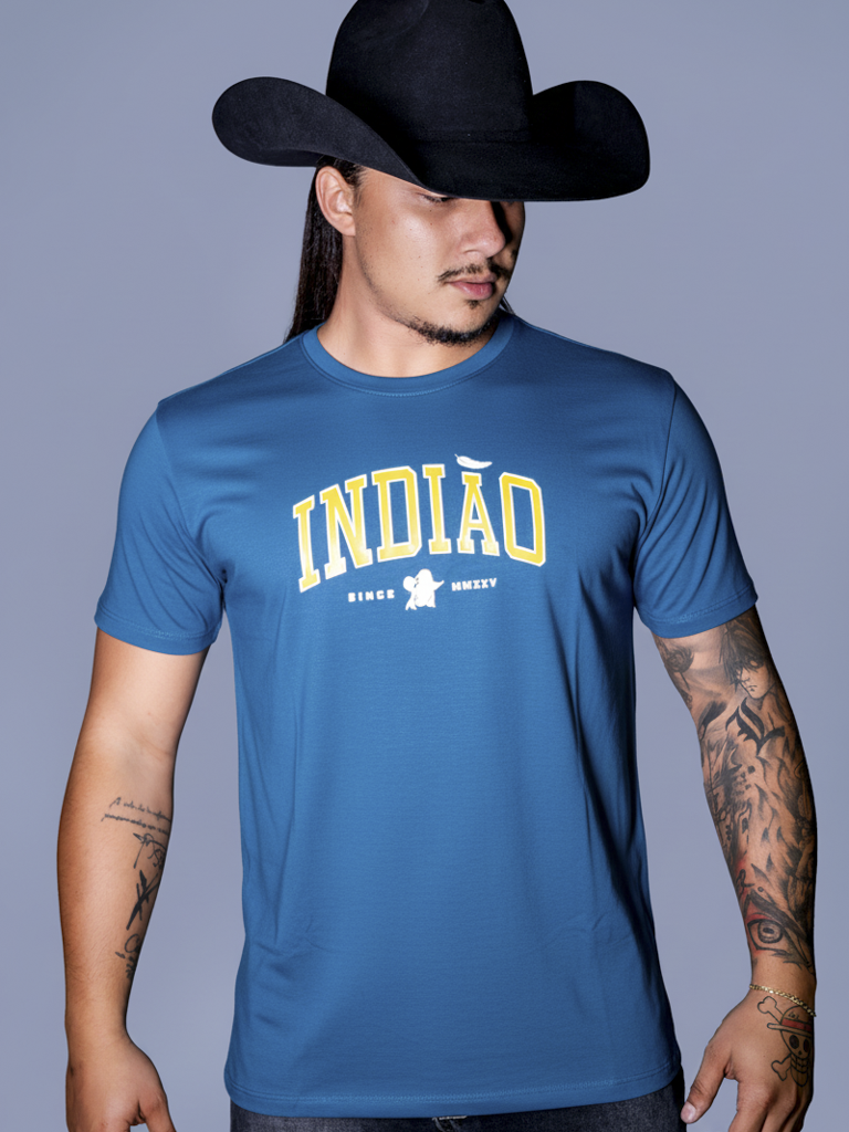 Camiseta Algodao Pima com Elastano - Indiao
