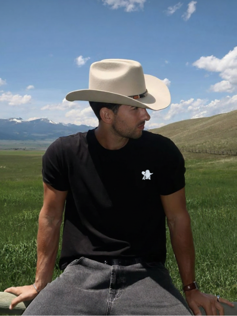 Camiseta Algodao Pima com Elastano - Basica Bordada