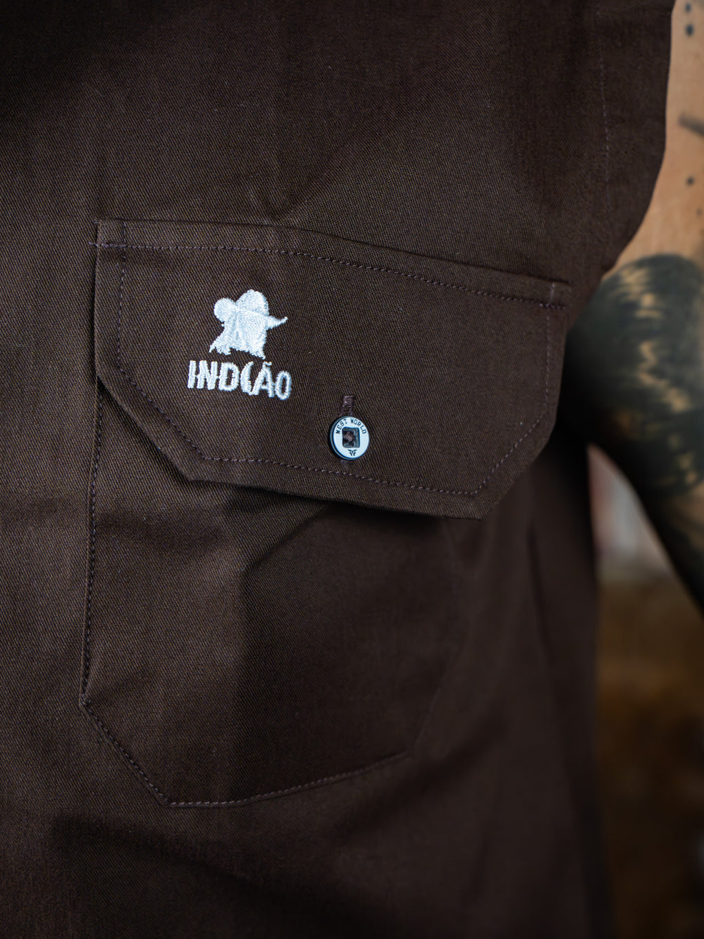 Camisa Regata Sarja Centauro 100% Algodao com Bolso