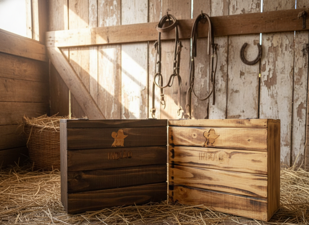 Caixa de Madeira Personalizada Indião