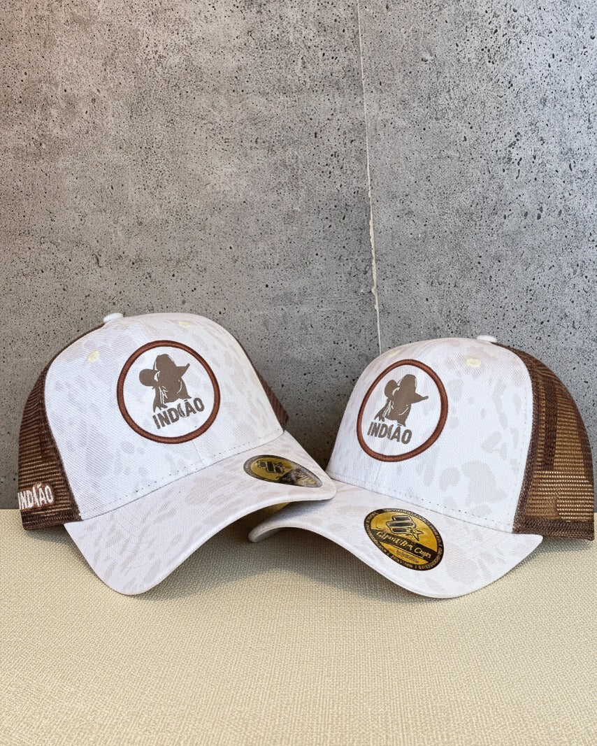 Boné Trucker - Silhueta - Marrom Sublimado