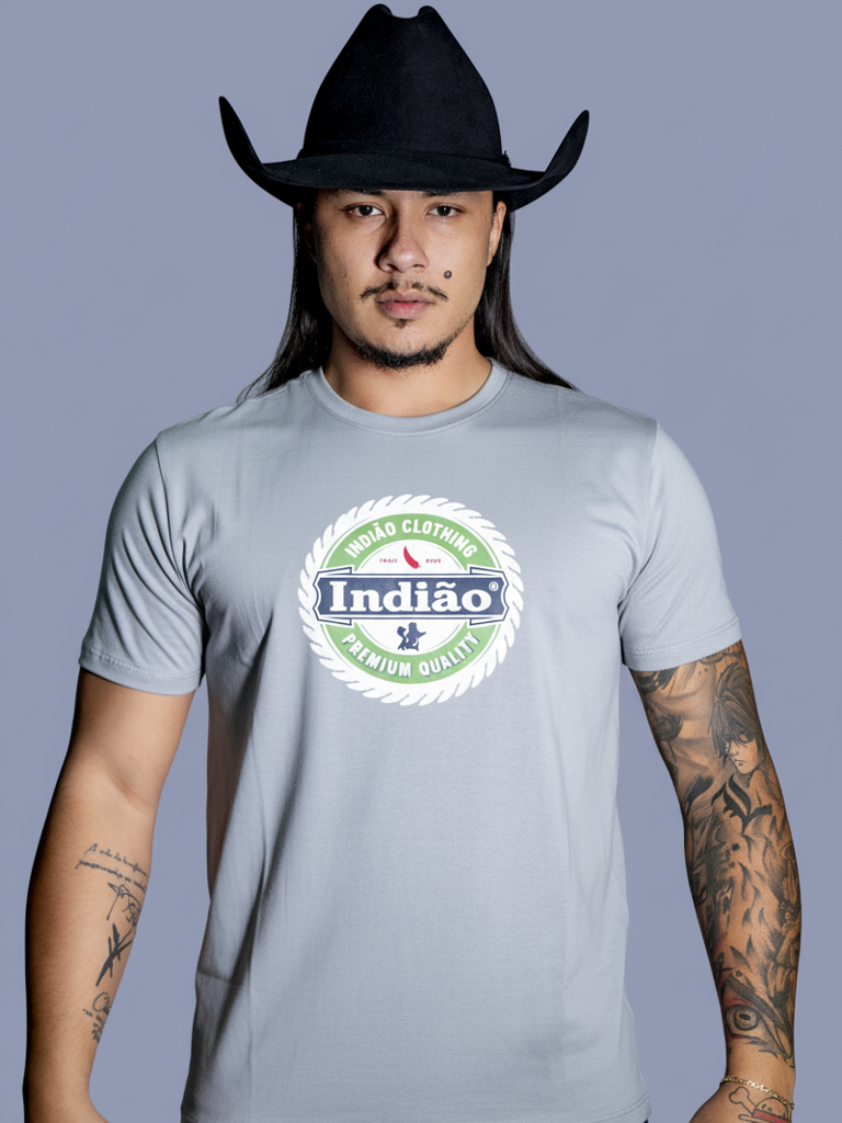 Camiseta Algodao Pima com Elastano - Indiao Premium