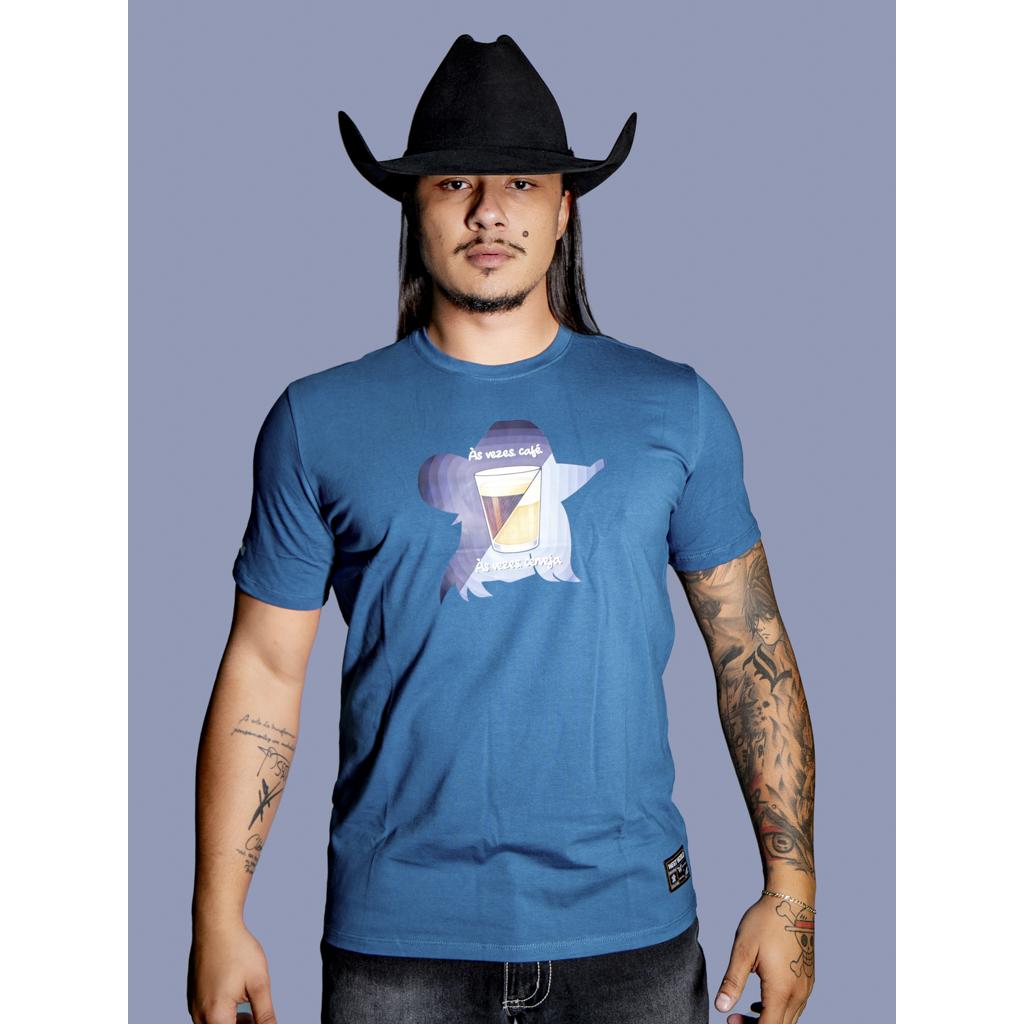 Camiseta Algodao Pima com Elastano - Cafe e Cerveja