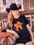 Camiseta Feminina Algodao Pima com Elastano - Pena
