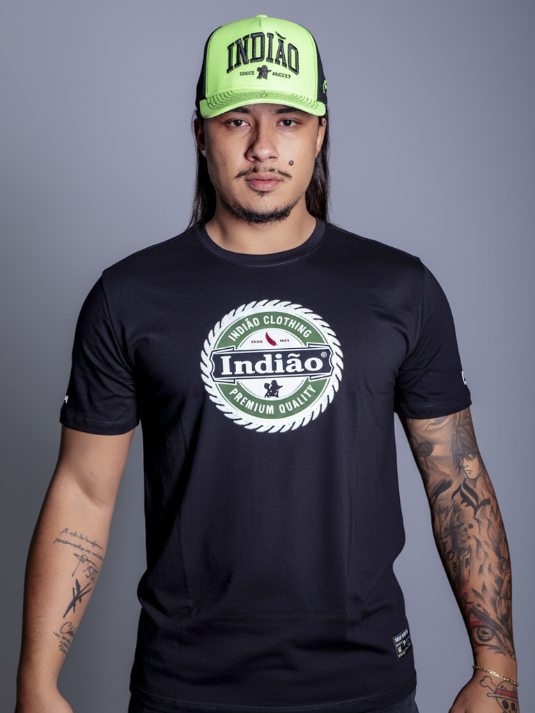 Camiseta Algodao Pima com Elastano - Indiao Premium